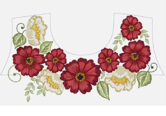 Avgustin Embroidery Design