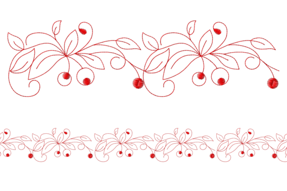 Decorative Embroidery Border Design
