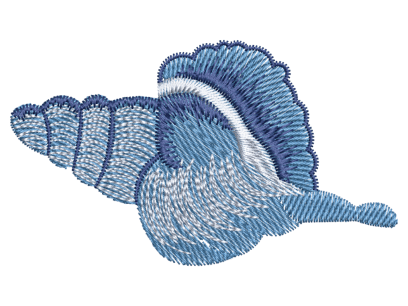 Ocean Seashell Embroidery Design