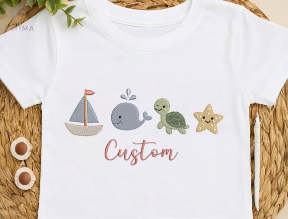 Personalized Kids Embroidery Design