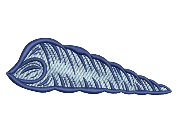 Scallop Seashell Embroidery Design
